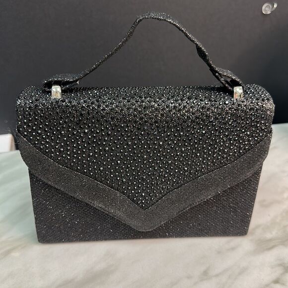 Black Bling Mini Purse - Picture 1 of 5